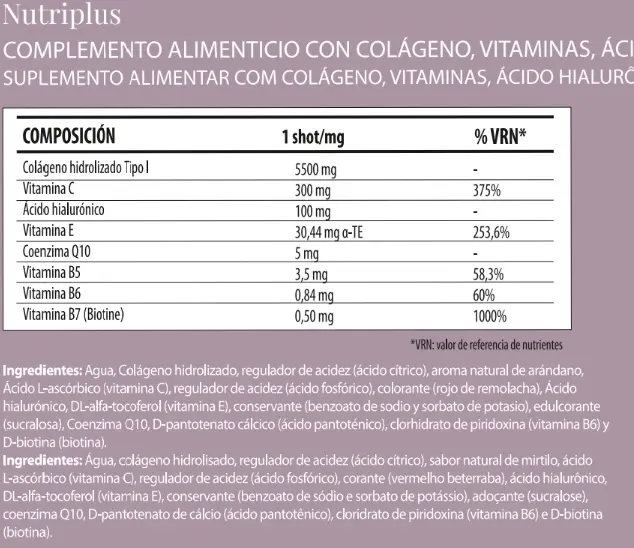 Nutriplus Beauty Collagen Shot 2 Beauty Shot Collagen